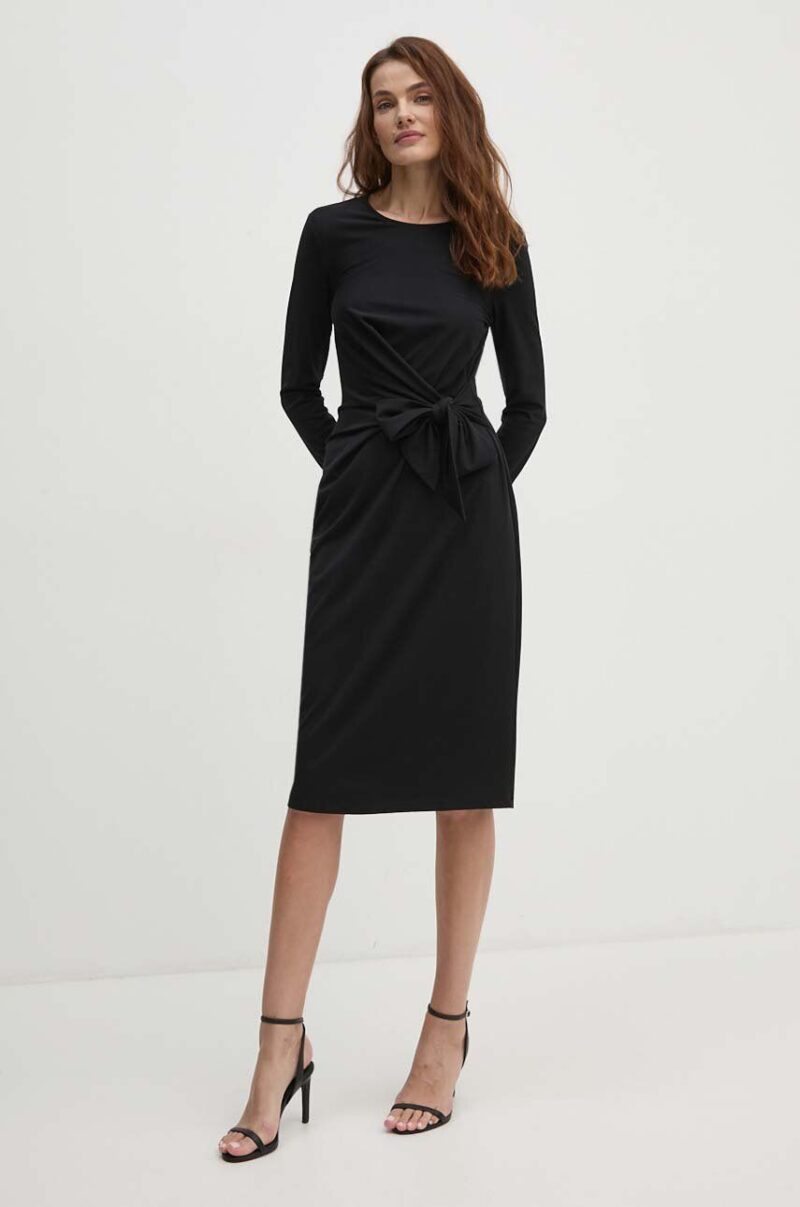 Sisley rochie culoarea negru