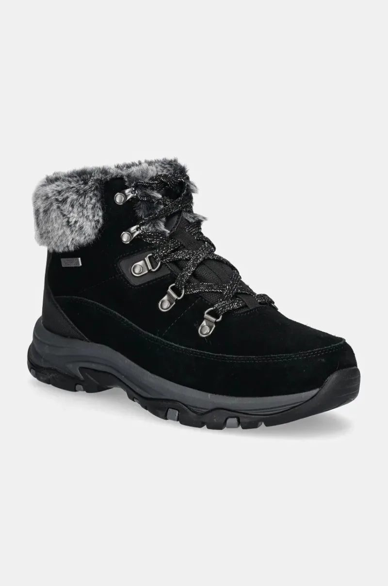 Skechers cizme de iarna TREGO SNOW WORRIES culoarea negru