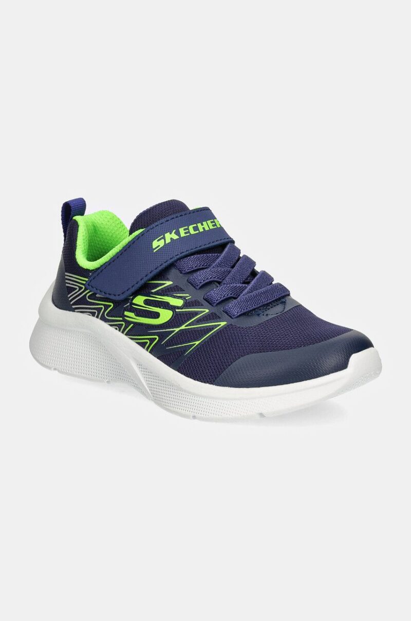 Skechers sneakers pentru copii MICROSPEC culoarea albastru marin