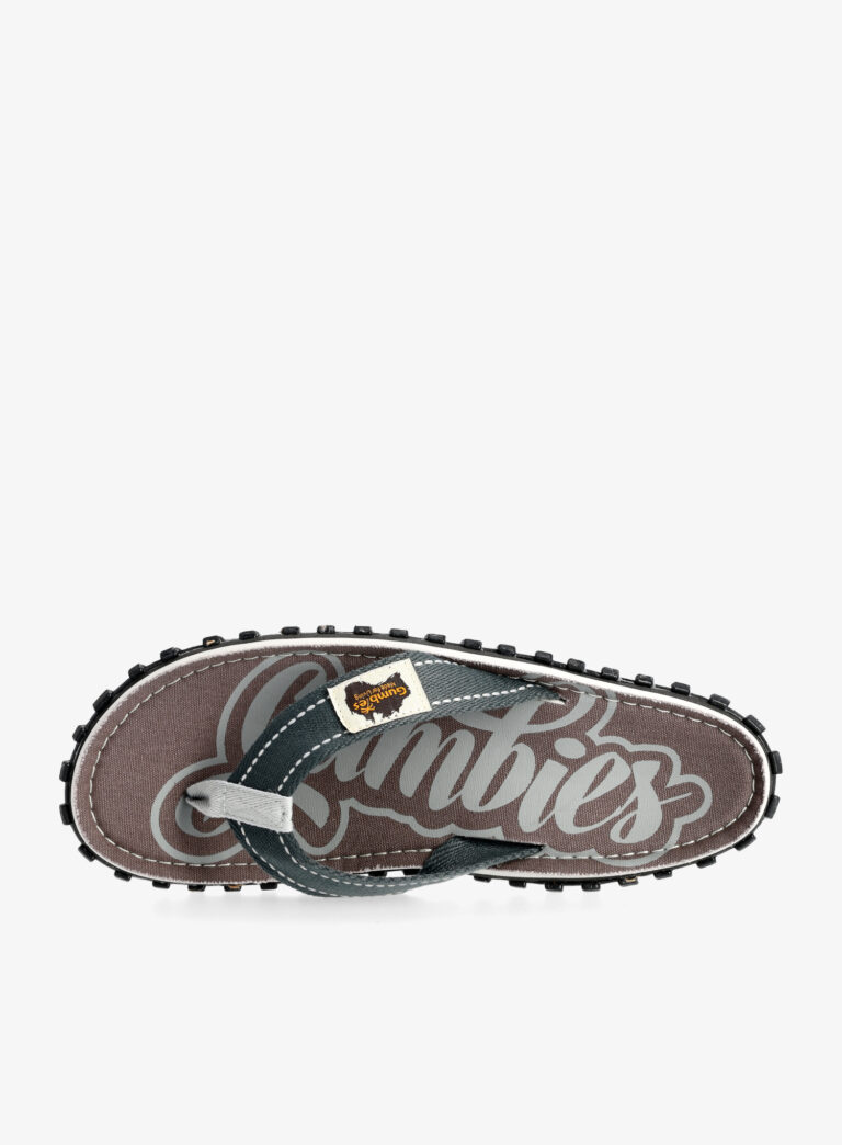 Șlapi Gumbies Islander Canvas Flip-Flops - cool grey/grey - imagine 6