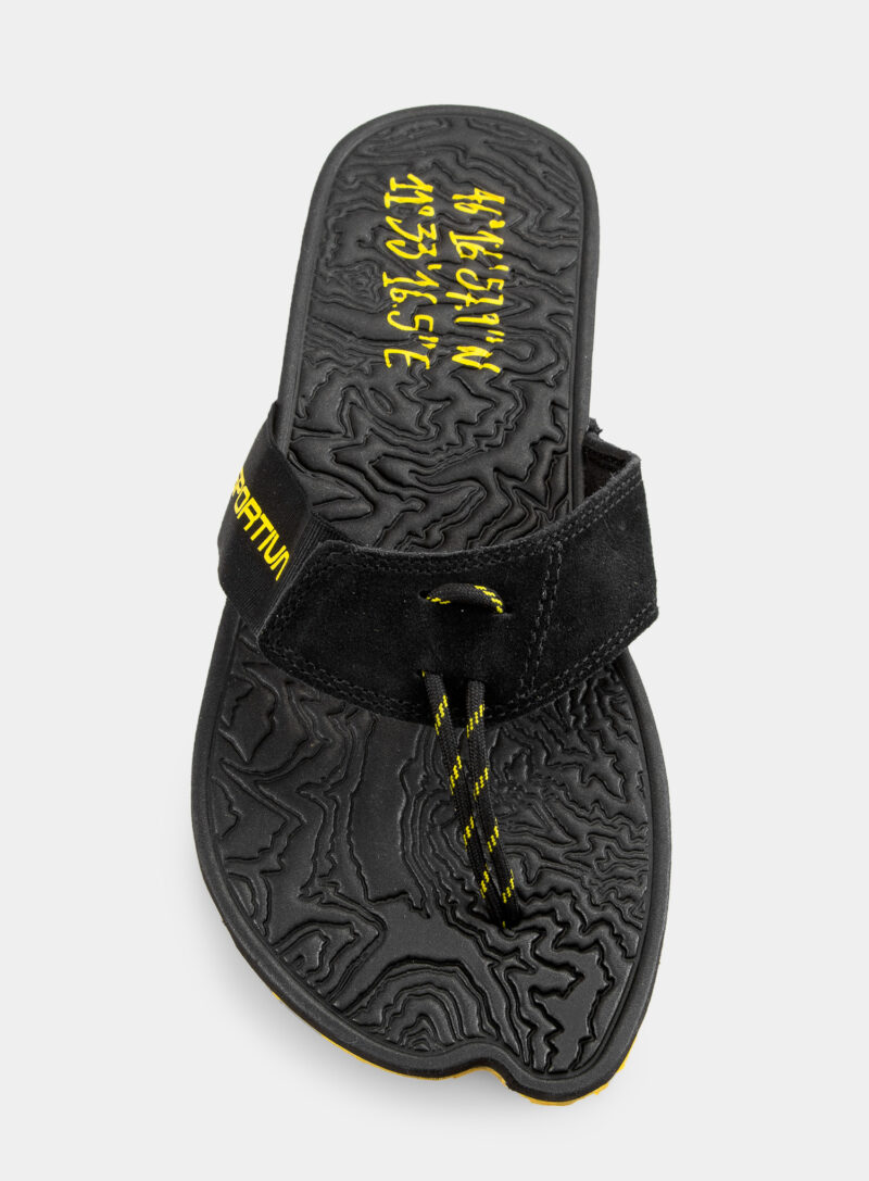 Original Șlapi La Sportiva Jandal - black/yellow