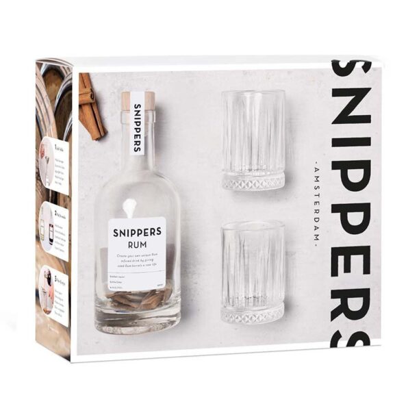 Snippers set pentru aromatizarea alcoolului Originals Gift Pack Rum 350 ml