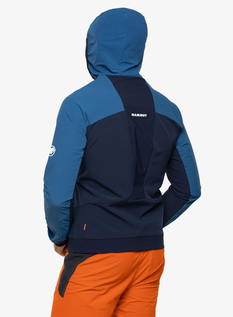 Original Softshell barbati Mammut Aenergy SO Hybrid Hooded Jacket - deep ice/marine