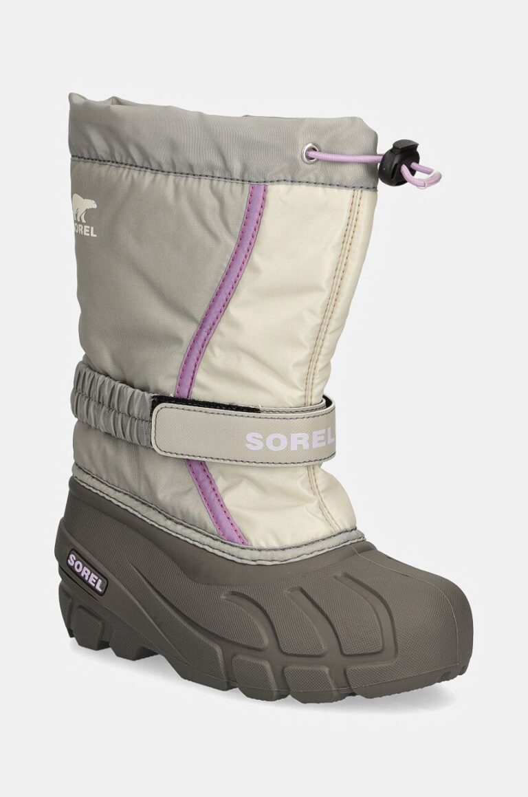 Sorel cizme de iarna copii CHILDRENS FLURRY BO culoarea gri