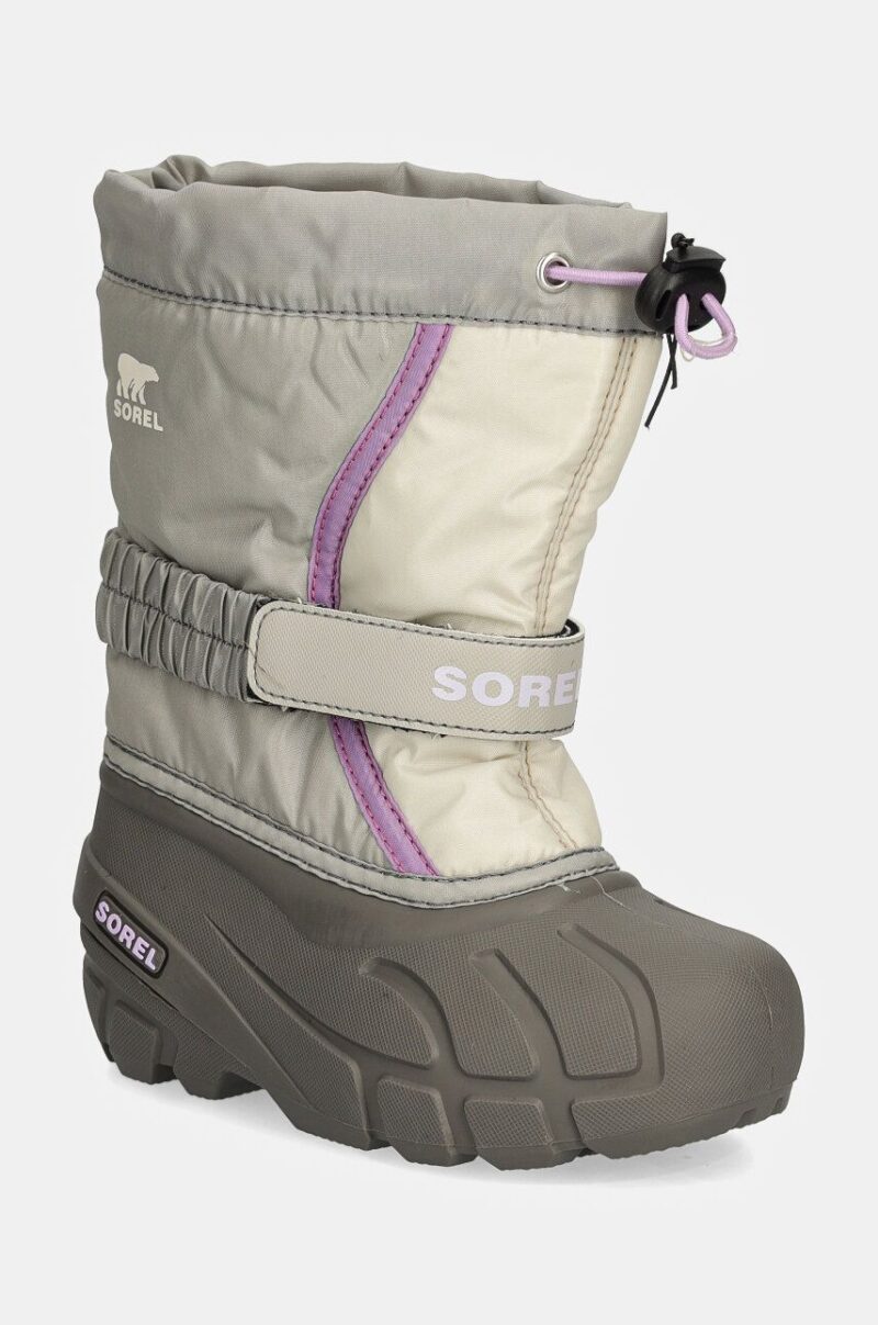 Sorel cizme de iarna copii CHILDRENS FLURRY BO culoarea gri