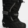 Sorel cizme de iarna copii CHILDRENS FLURRY BO culoarea negru