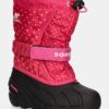 Sorel cizme de iarna copii CHILDRENS FLURRY BO culoarea roz