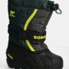 Sorel cizme de iarna copii CHILDRENS FLURRY BO culoarea verde