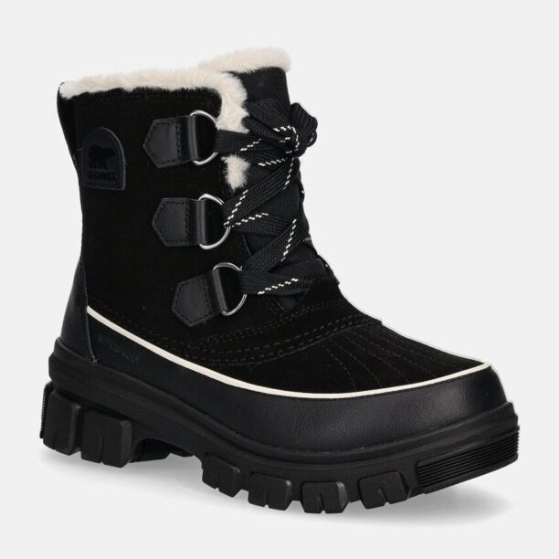 Sorel cizme de piele TORINO V WP OUTDRY femei