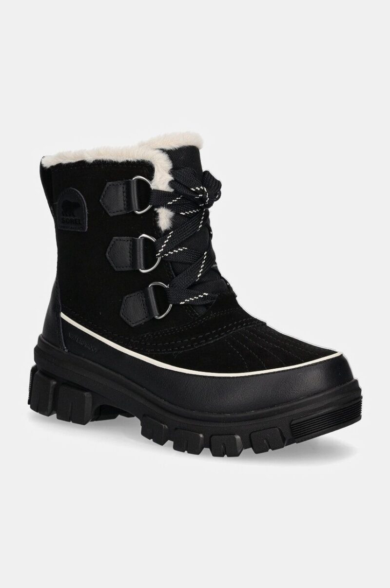 Sorel cizme de piele TORINO V WP OUTDRY femei