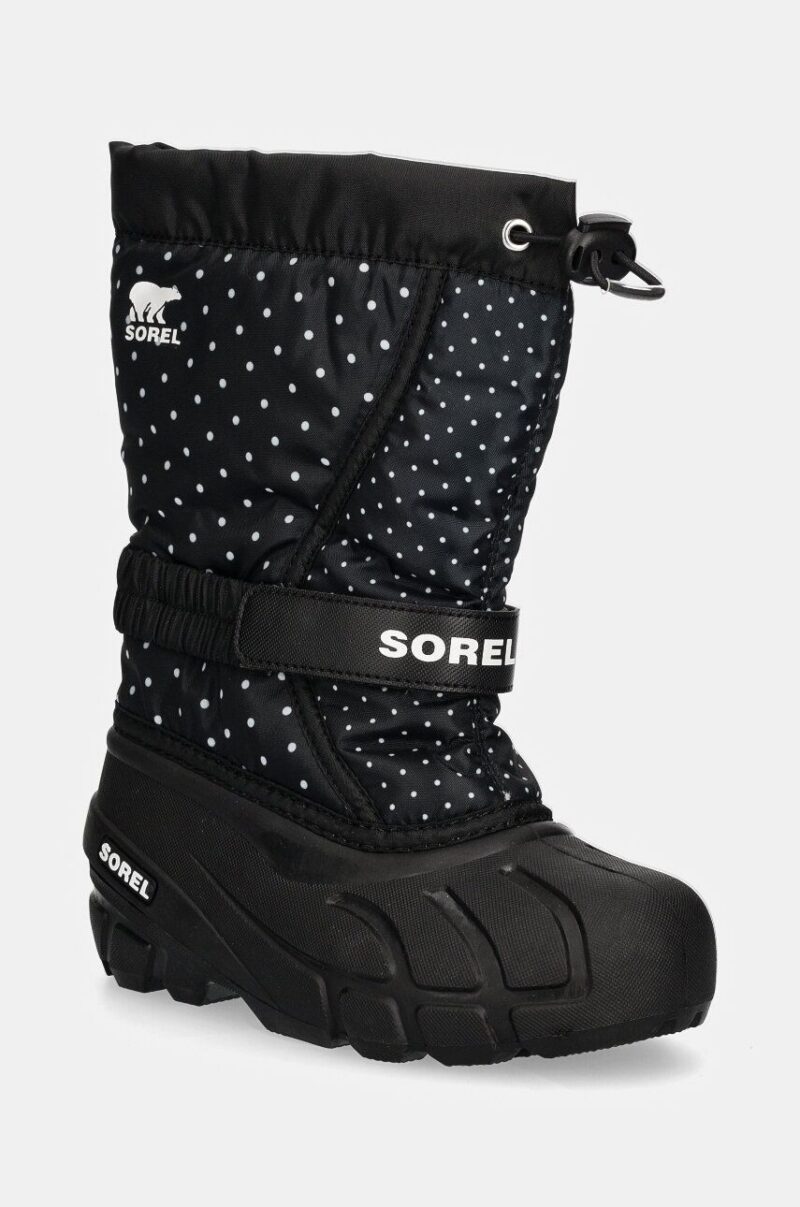 Sorel incaltaminte de iarna CHILDRENS FLURRY BO culoarea negru