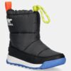 Sorel incaltaminte de iarna CHILDRENS WHITNEY I culoarea negru