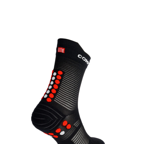 Șosete Compressport Pro Racing Socks v4.0 Run High - black/red preţ