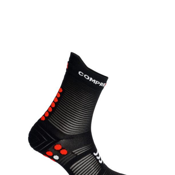 Cumpăra Șosete Compressport Pro Racing Socks v4.0 Run High - black/red