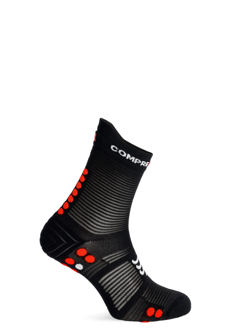 Cumpăra Șosete Compressport Pro Racing Socks v4.0 Run High - black/red