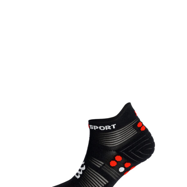 Preţ Șosete Compressport Pro Racing Socks v4.0 Run Low - black/red