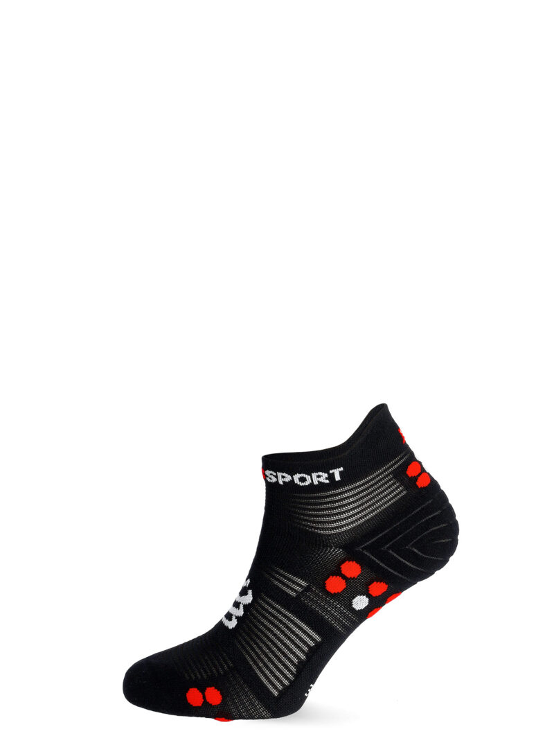 Preţ Șosete Compressport Pro Racing Socks v4.0 Run Low - black/red