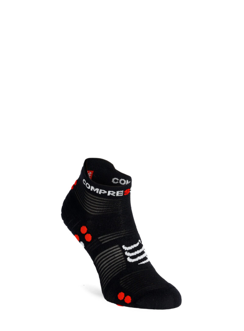 Șosete Compressport Pro Racing Socks v4.0 Run Low - black/red