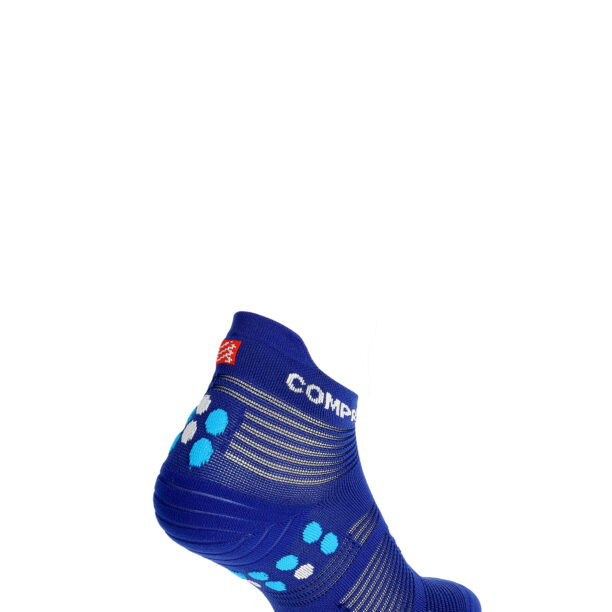 Șosete Compressport Pro Racing Socks v4.0 Run Low - sodalite/fluo blue preţ