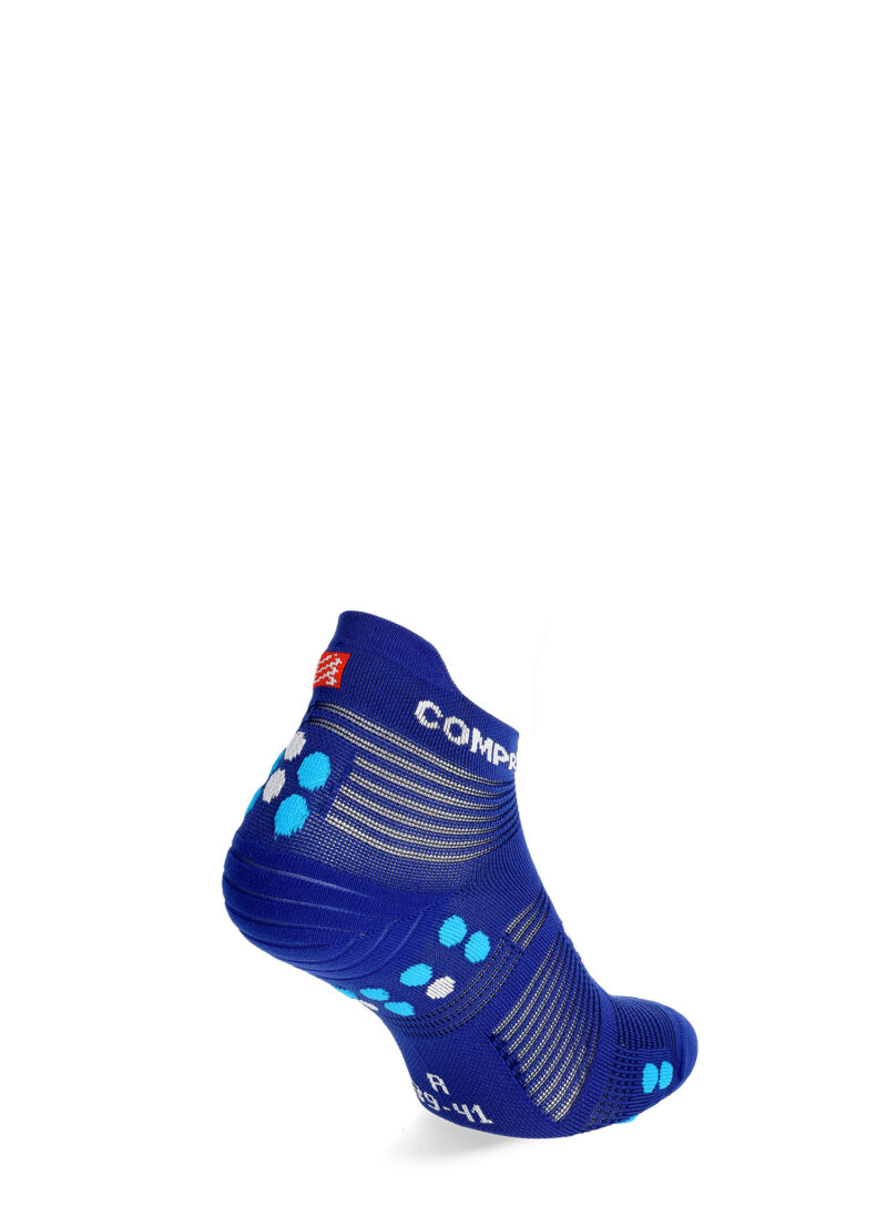 Șosete Compressport Pro Racing Socks v4.0 Run Low - sodalite/fluo blue preţ