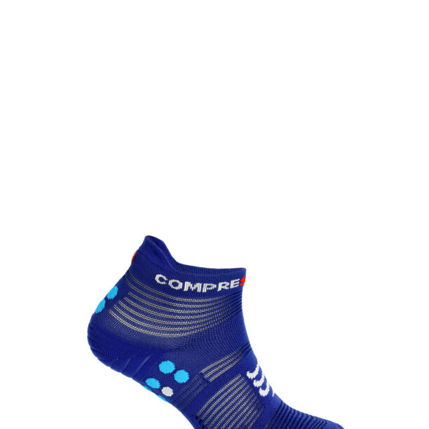 Cumpăra Șosete Compressport Pro Racing Socks v4.0 Run Low - sodalite/fluo blue