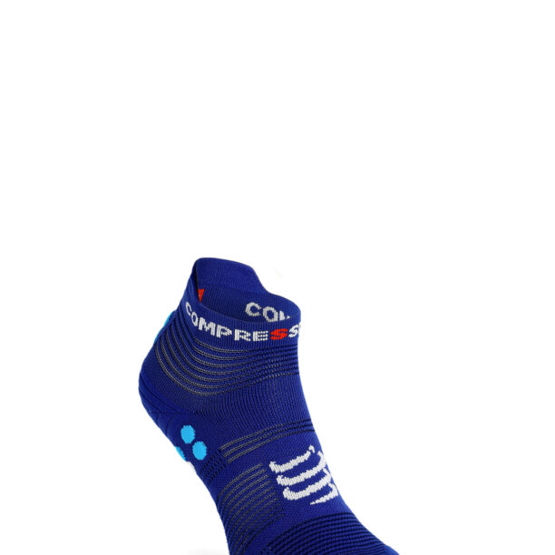 Șosete Compressport Pro Racing Socks v4.0 Run Low - sodalite/fluo blue