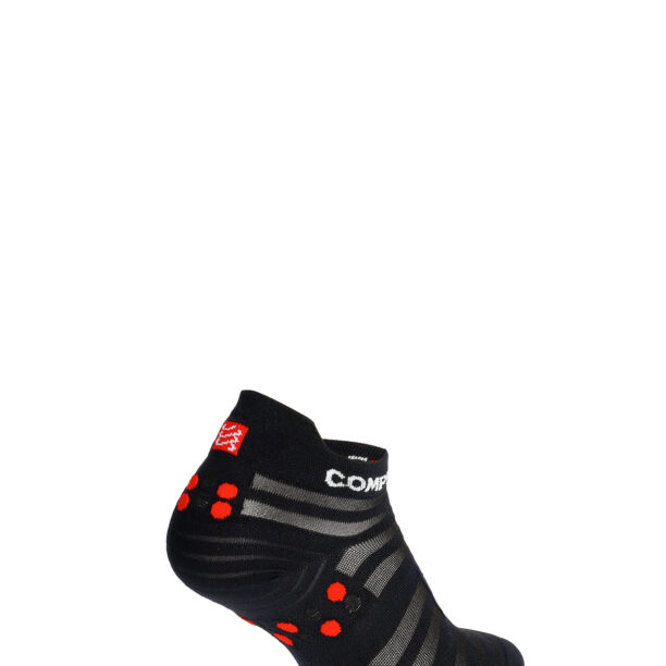 Șosete Compressport Pro Racing Socks v4.0 Ultralight Run Low - black/red preţ