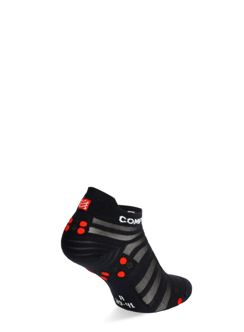 Șosete Compressport Pro Racing Socks v4.0 Ultralight Run Low - black/red preţ