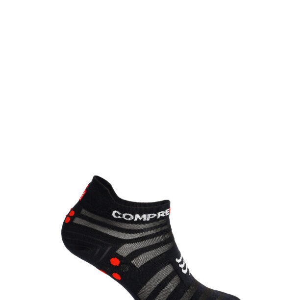 Cumpăra Șosete Compressport Pro Racing Socks v4.0 Ultralight Run Low - black/red