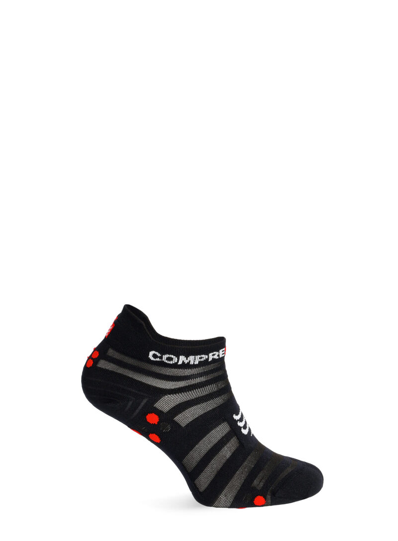 Cumpăra Șosete Compressport Pro Racing Socks v4.0 Ultralight Run Low - black/red