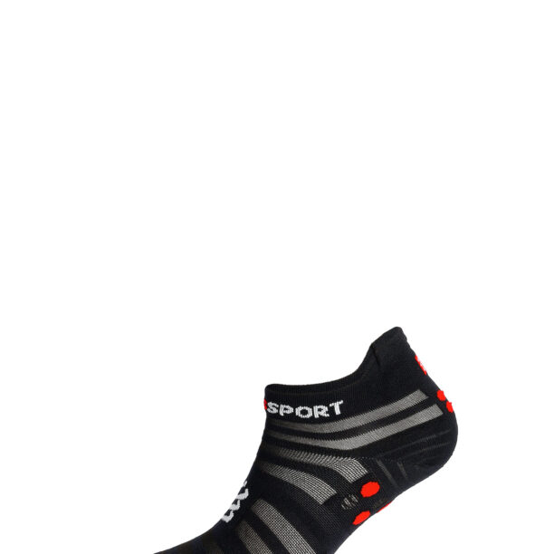 Preţ Șosete Compressport Pro Racing Socks v4.0 Ultralight Run Low - black/red