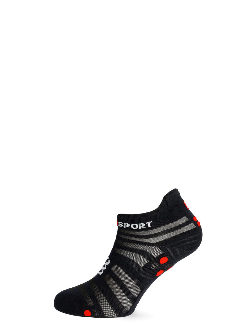 Preţ Șosete Compressport Pro Racing Socks v4.0 Ultralight Run Low - black/red