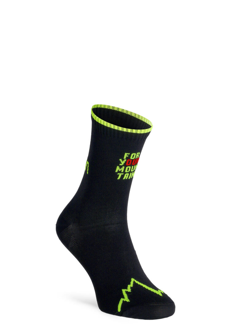 Cumpăra Șosete La Sportiva For Your Mountain Socks - black/neon