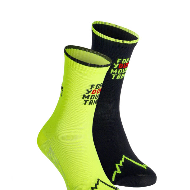 Șosete La Sportiva For Your Mountain Socks - black/neon