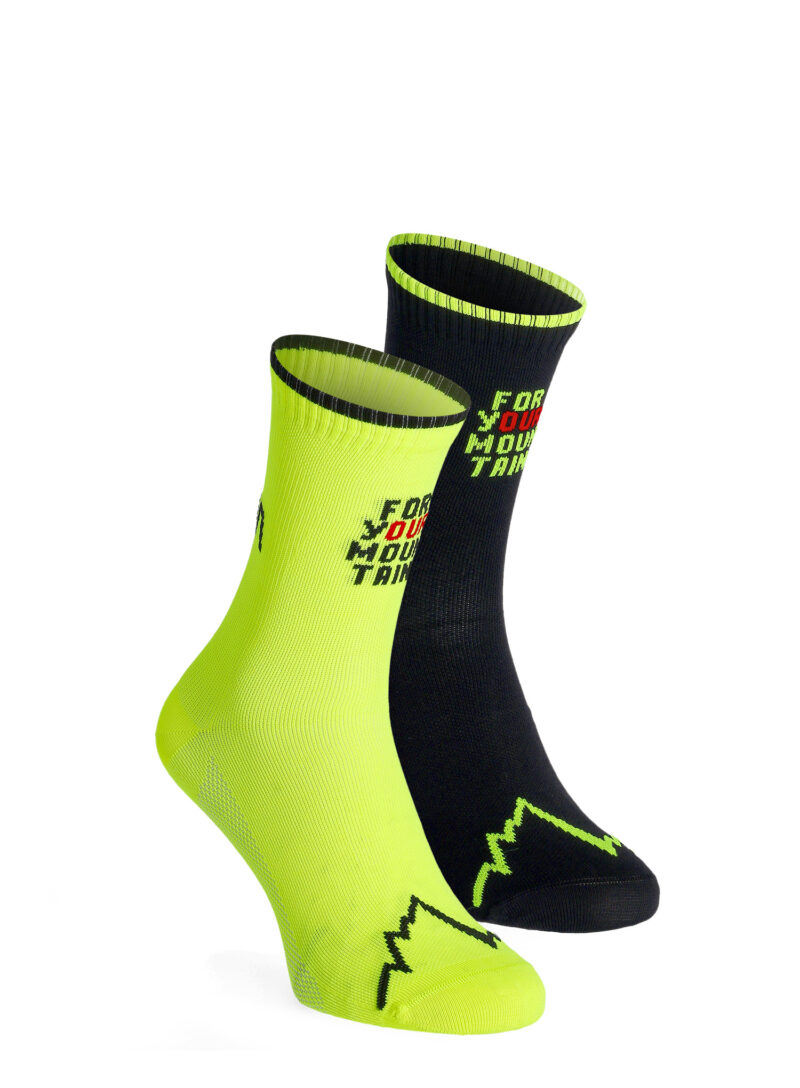 Șosete La Sportiva For Your Mountain Socks - black/neon