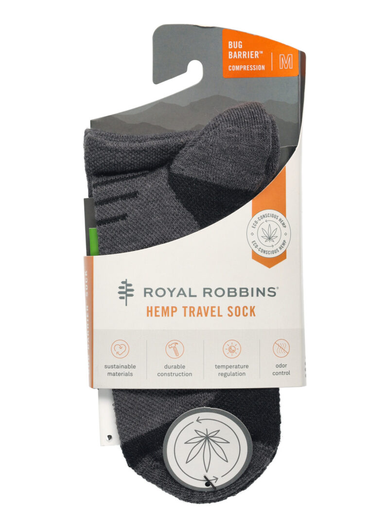 Original Șosete Royal Robbins Unisex Bug Barrier Venture Compression Sock - asphalt