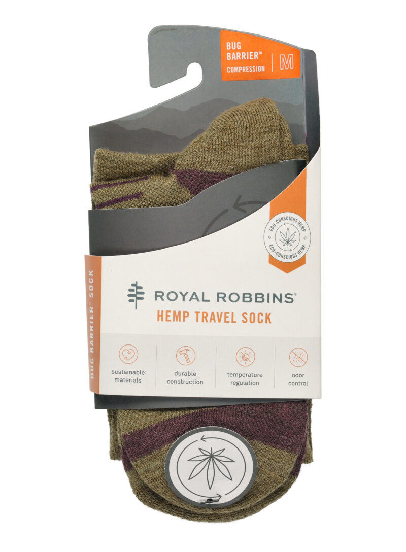 Original Șosete Royal Robbins Unisex Bug Barrier Venture Compression Sock - lizard