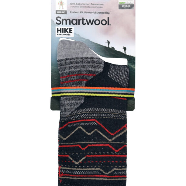 Șosete Smartwool Performance Hike Light Cushion Mountain Range Pattern Crew - black preţ