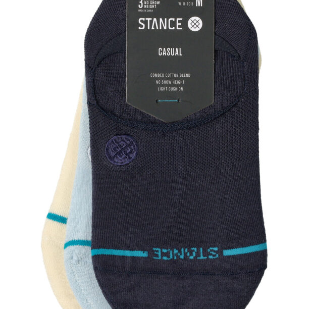 Șosete Stance Icon No Show 3 Pack - blue preţ