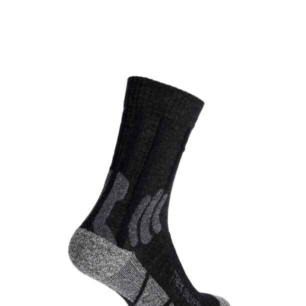 Original Șosete X-Socks Trek Silver - opal blk/dolomite grey melange