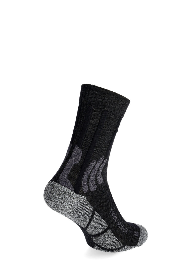 Original Șosete X-Socks Trek Silver - opal blk/dolomite grey melange