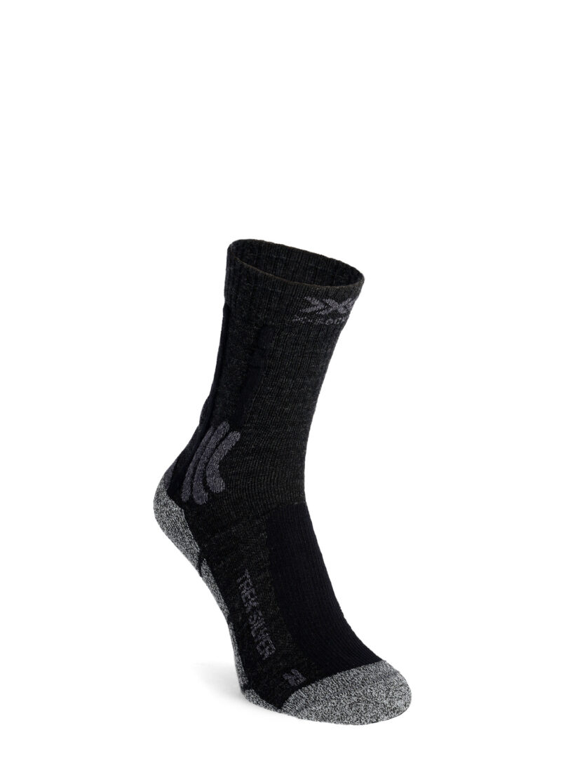 Șosete X-Socks Trek Silver - opal blk/dolomite grey melange