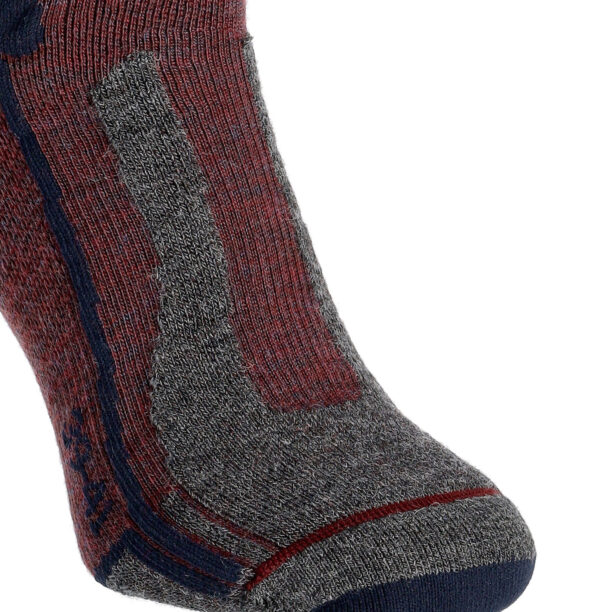 Original Șosete X-Socks Trek X Merino LT - dark ruby/midnight blue