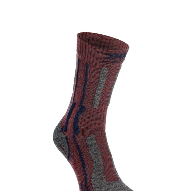 Șosete X-Socks Trek X Merino LT - dark ruby/midnight blue