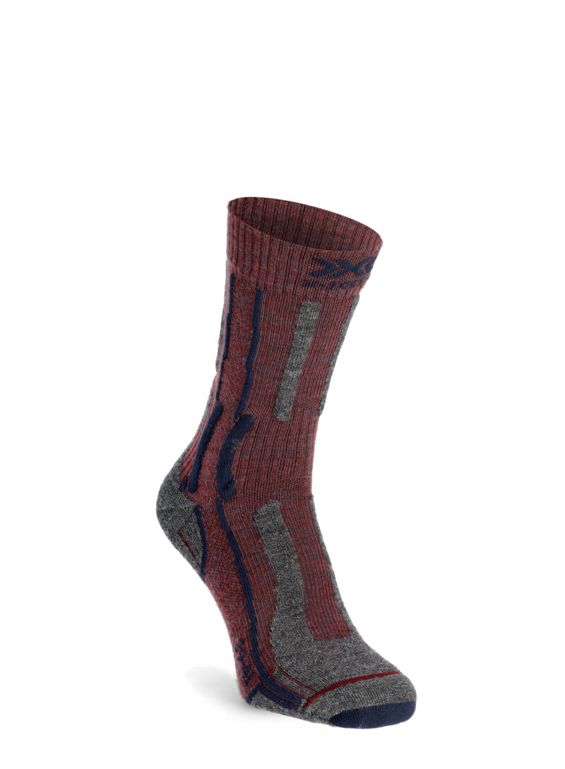 Șosete X-Socks Trek X Merino LT - dark ruby/midnight blue