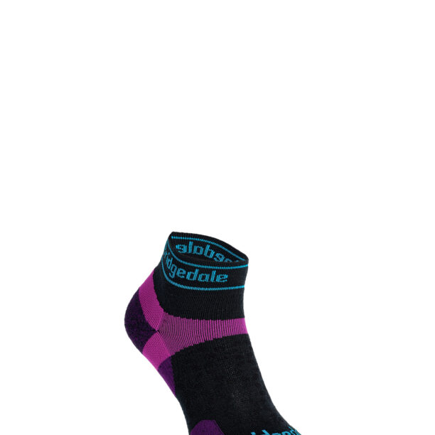 Șosete alergare Bridgedale Ultralight T2 Merino Sport Low - charcoal/purple