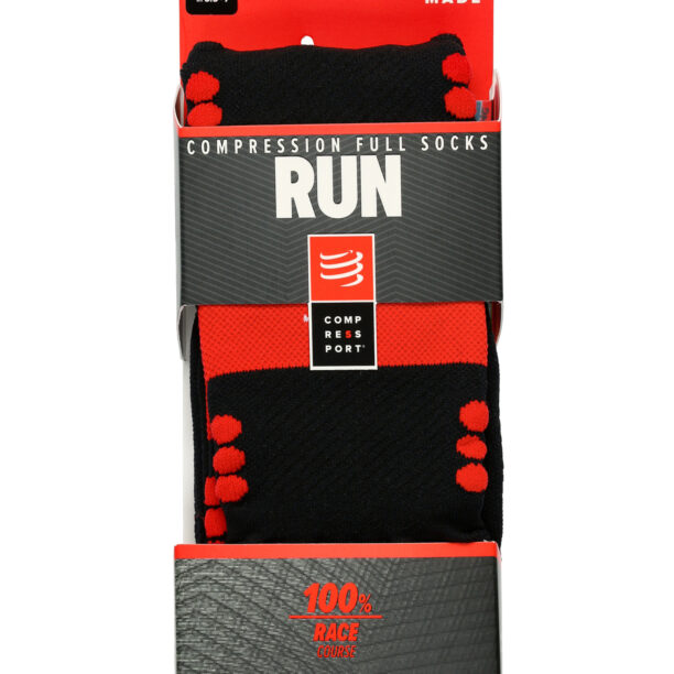 Șosete alergare Compressport Compression Full Socks Run - black preţ