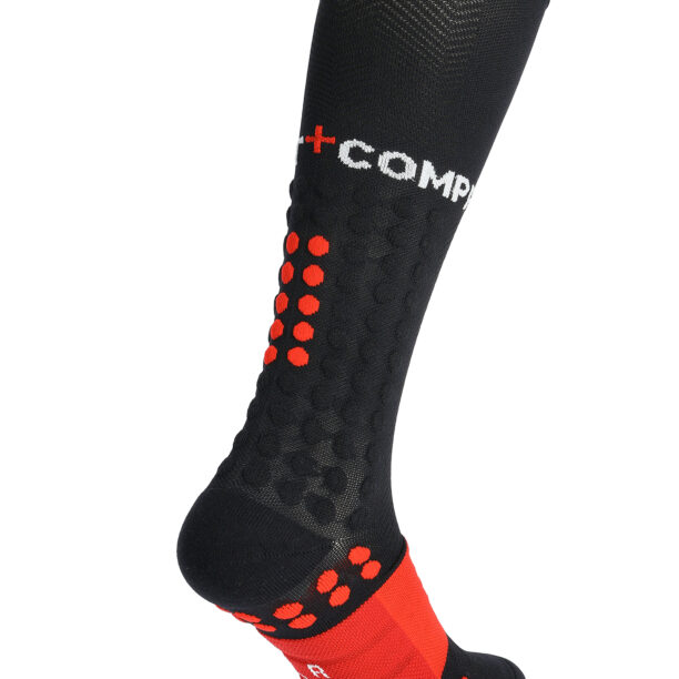 Preţ Șosete alergare Compressport Compression Full Socks Run - black