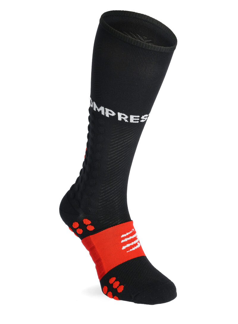 Șosete alergare Compressport Compression Full Socks Run - black