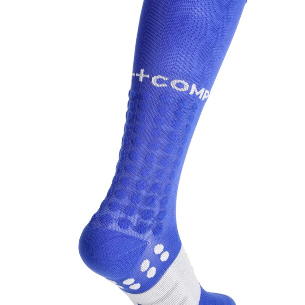 Șosete alergare Compressport Compression Full Socks Run - dazz blue/sugar preţ